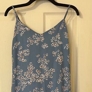 Primark Blue Floral Midi Slip Summer Dress